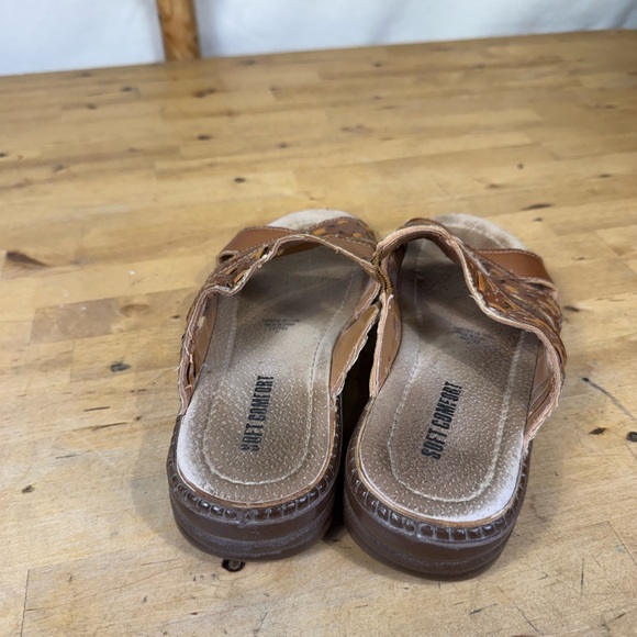 Brown Leather Women's Sandals size 7 - Picture 10 of 10